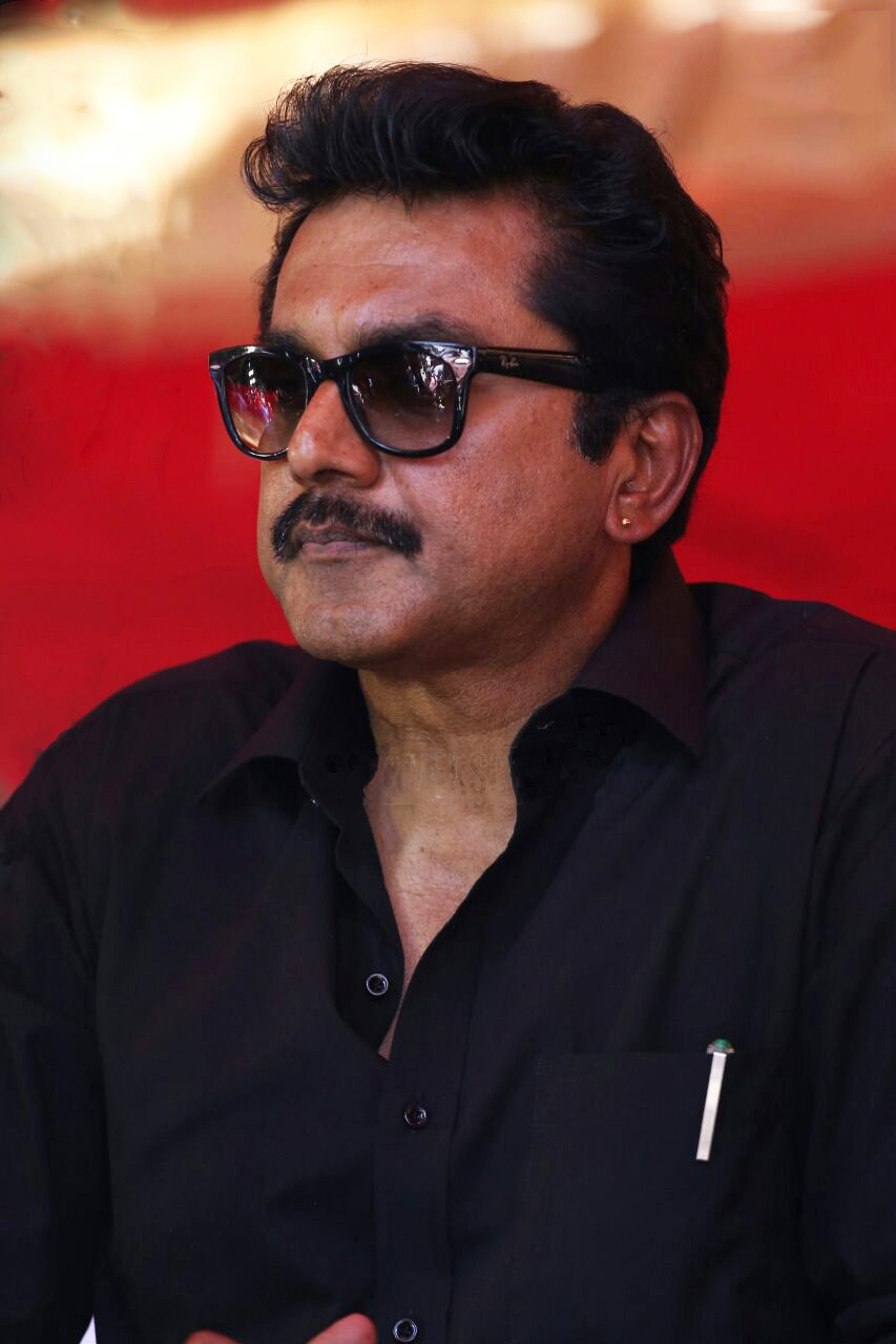 Actor R Sarathkumar at Tamil Film Industry Hunger Strike