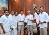 ஆளுநர் ராஜேந்திர விஸ்வநாத் அர்லேகரை சந்தித்து ஆட்சி அமைக்க உரிமை கோரினார் தவெக தலைவர் விஜய்
