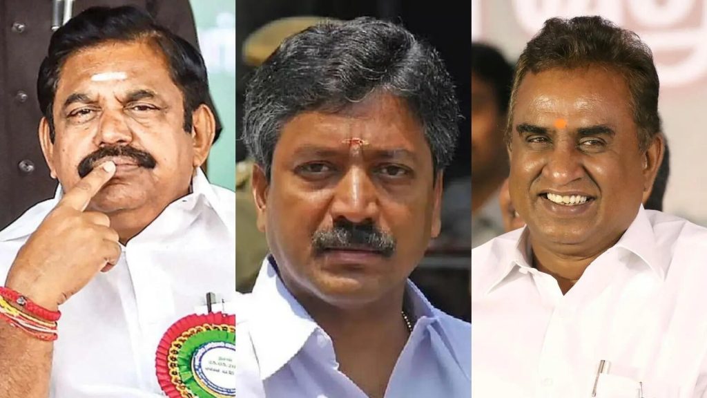 admk-sp-velumani-and-cv-shanmugam-meets-edappadi-palaniswami